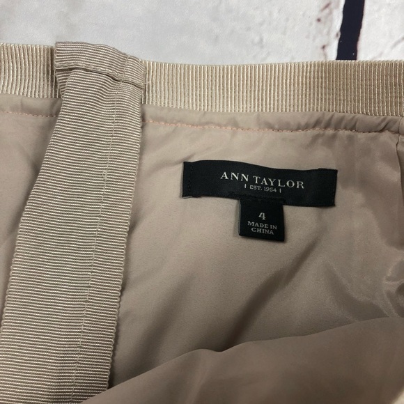 Ann Taylor Tan Lace Skirt - Picture 7 of 7